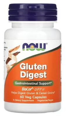 Энзимы NOW Gluten Digest 60 Capsules (NOW-02959)