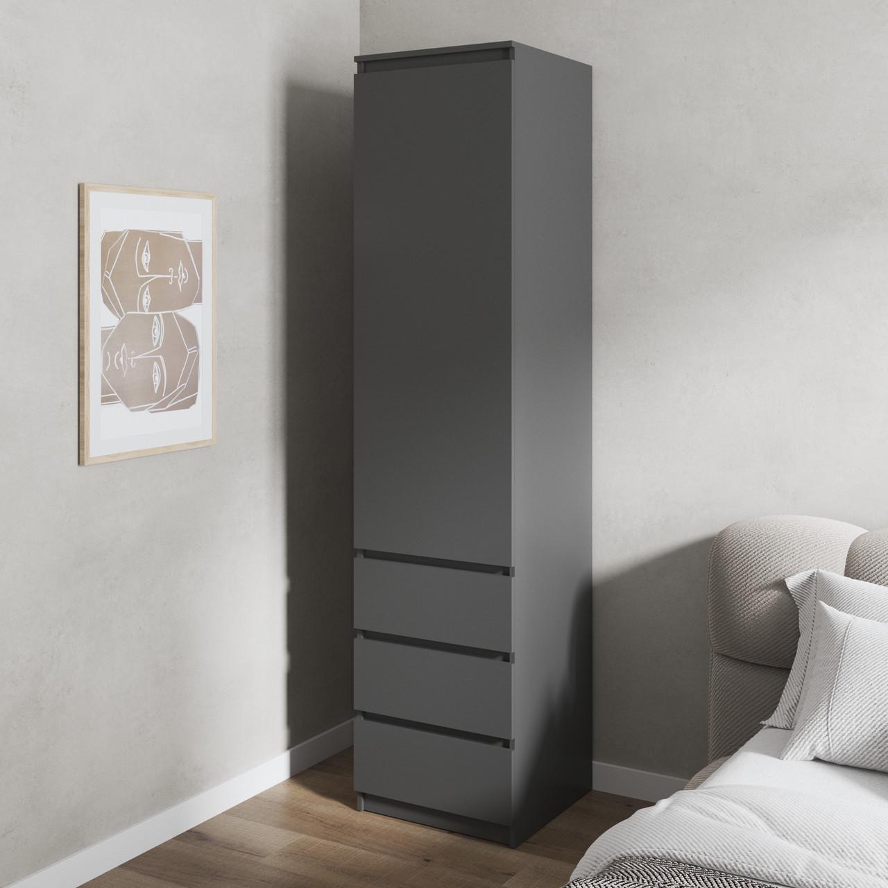 Шафа-пенал Вайс R-35 502х500х2110 мм Антрацит (30765325)