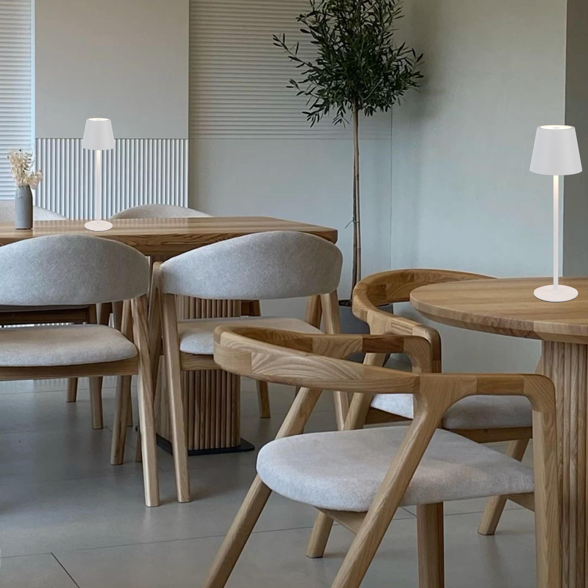 Настільна лампа з сенсорним керуванням для бара/кафе/ресторана Білий (795-LTA15 WHITE) - фото 2 Настільна лампа з сенсорним керуванням для бара/кафе/ресторана Білий (795-LTA15 WHITE) - фото 2