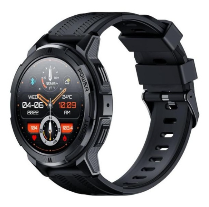 Смарт-годинник Oukitel BT10 IP68 BT5.2 1.43" Amoled 410 mAh Black (6931940742146) - фото 2