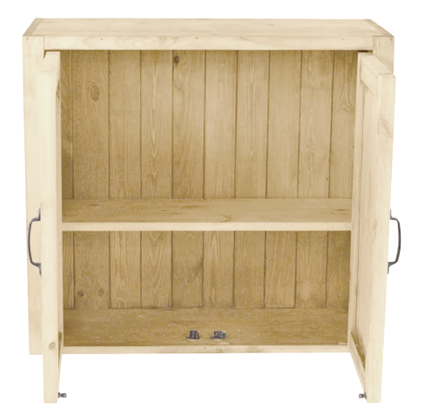 Шкаф настенный из дерева Колокапа Бланже (ШФН-001101)