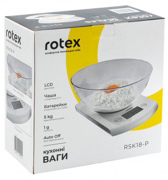 Ваги кухонні Rotex RSK18-P (22606) - фото 3