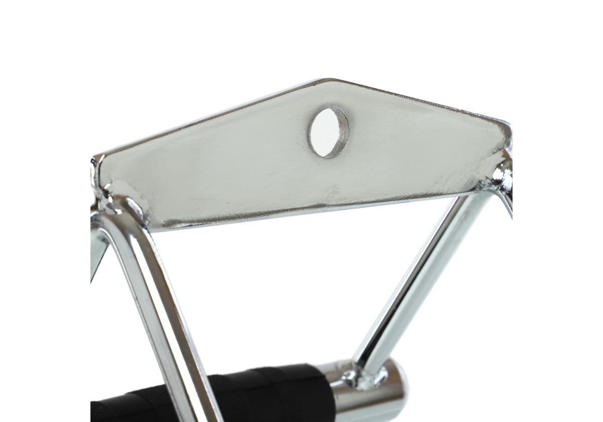 Ручка для нижней тяги двойная EasyFit с резиновыми ручками (EF-8100) - фото 3