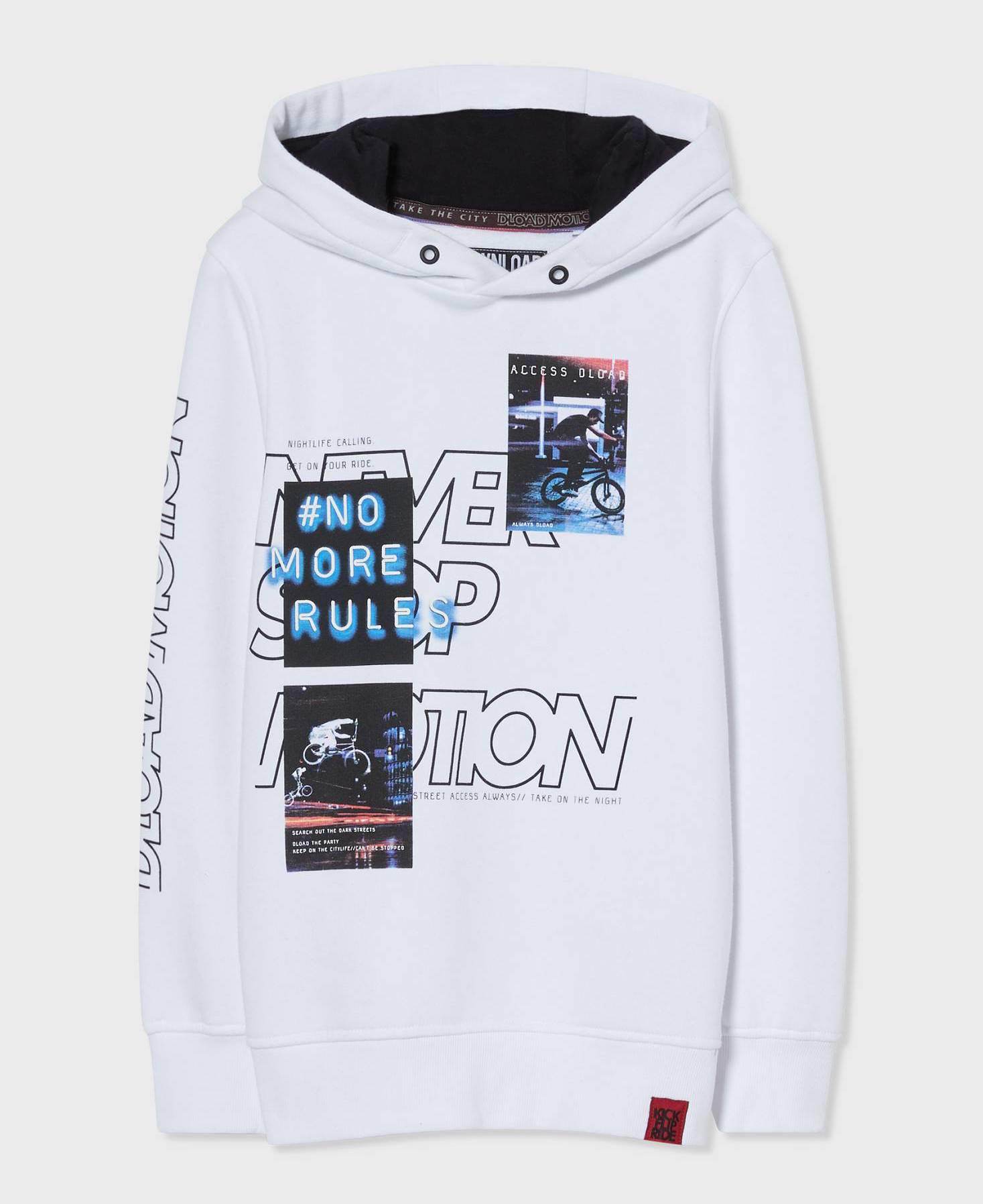 Худі з капюшоном для хлопчика C&A розмір 146-152 см Білий (2144748)