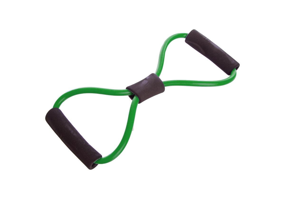 Еспандер трубчастий EasyFit Вісімка Зелений (EF-3947-GN)
