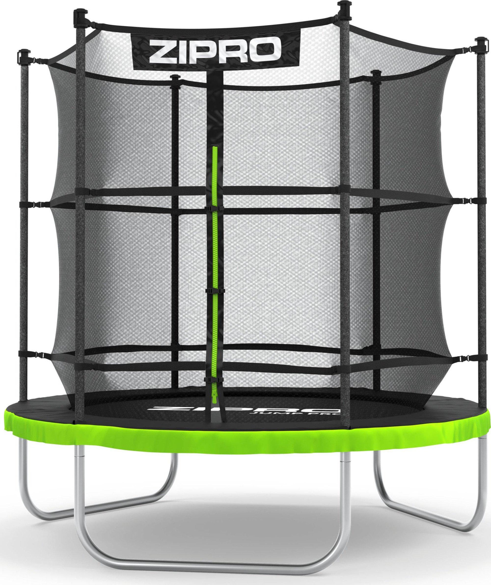 Батут Zipro Jump Pro с внутренней сеткой 6 футов 183 см Черно-зеленый (422759)