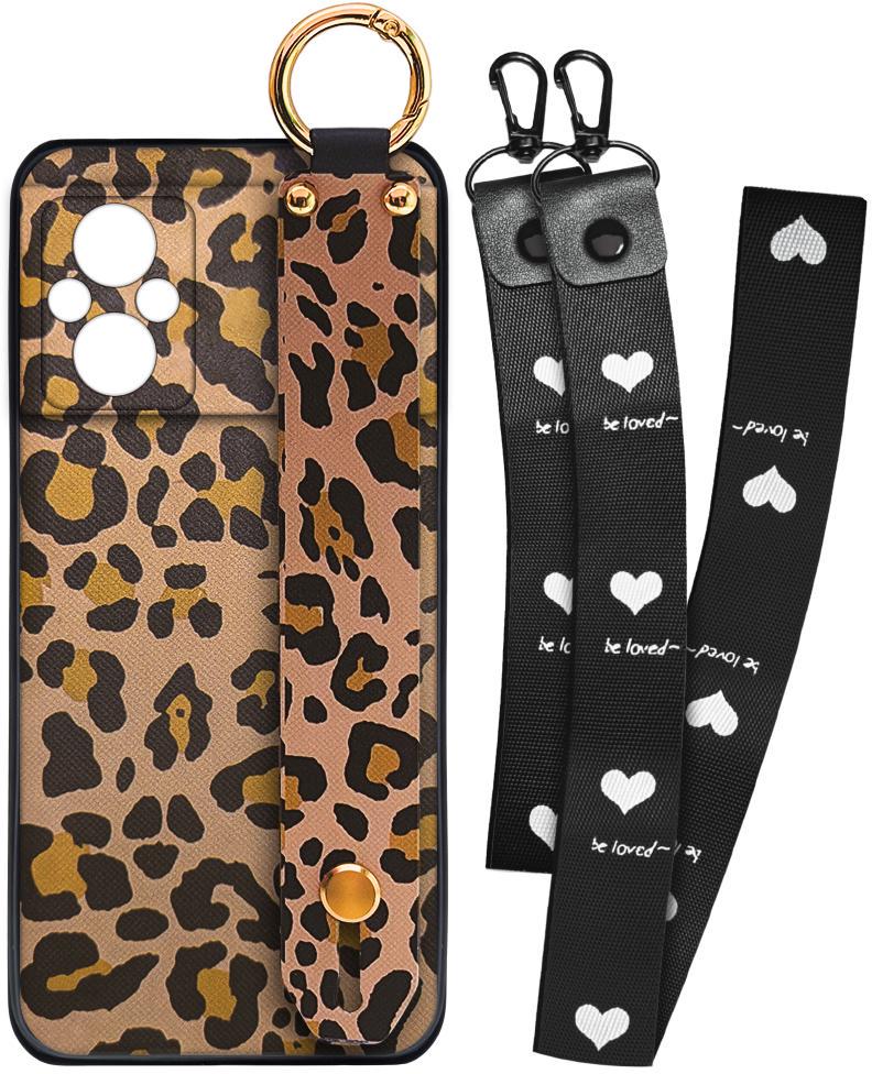 Чехол SHLab Xiaomi Poco M5 Leopard + два ремешка с карабином (32175)