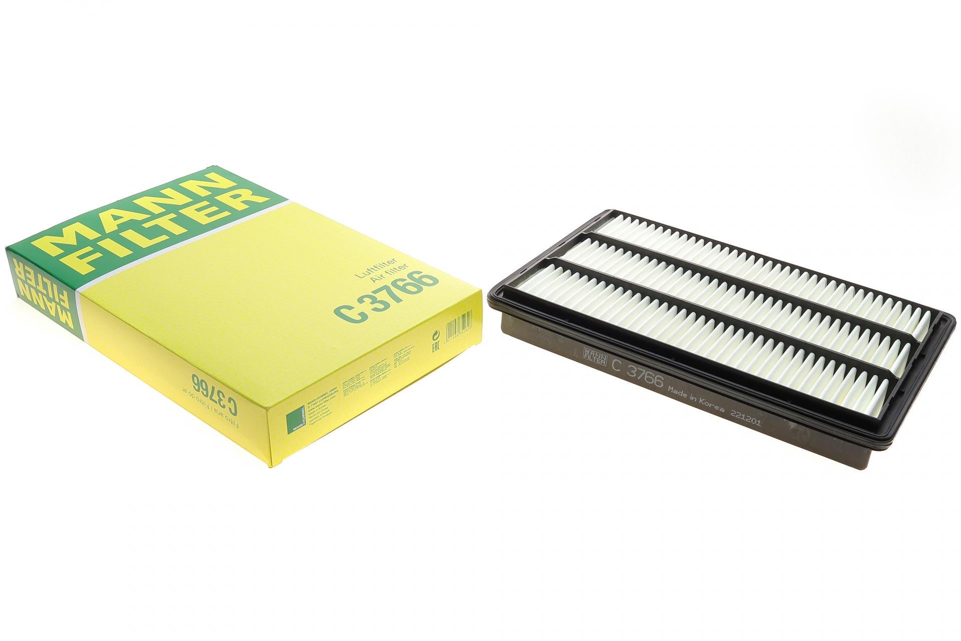 Фильтр воздушный Mann-Filter для Mitsubishi Pajero III/IV 2,5TD/3,0 V6/3,2DI-D/3,5 V6 GDI/3,8 V6 00- (C 3766)