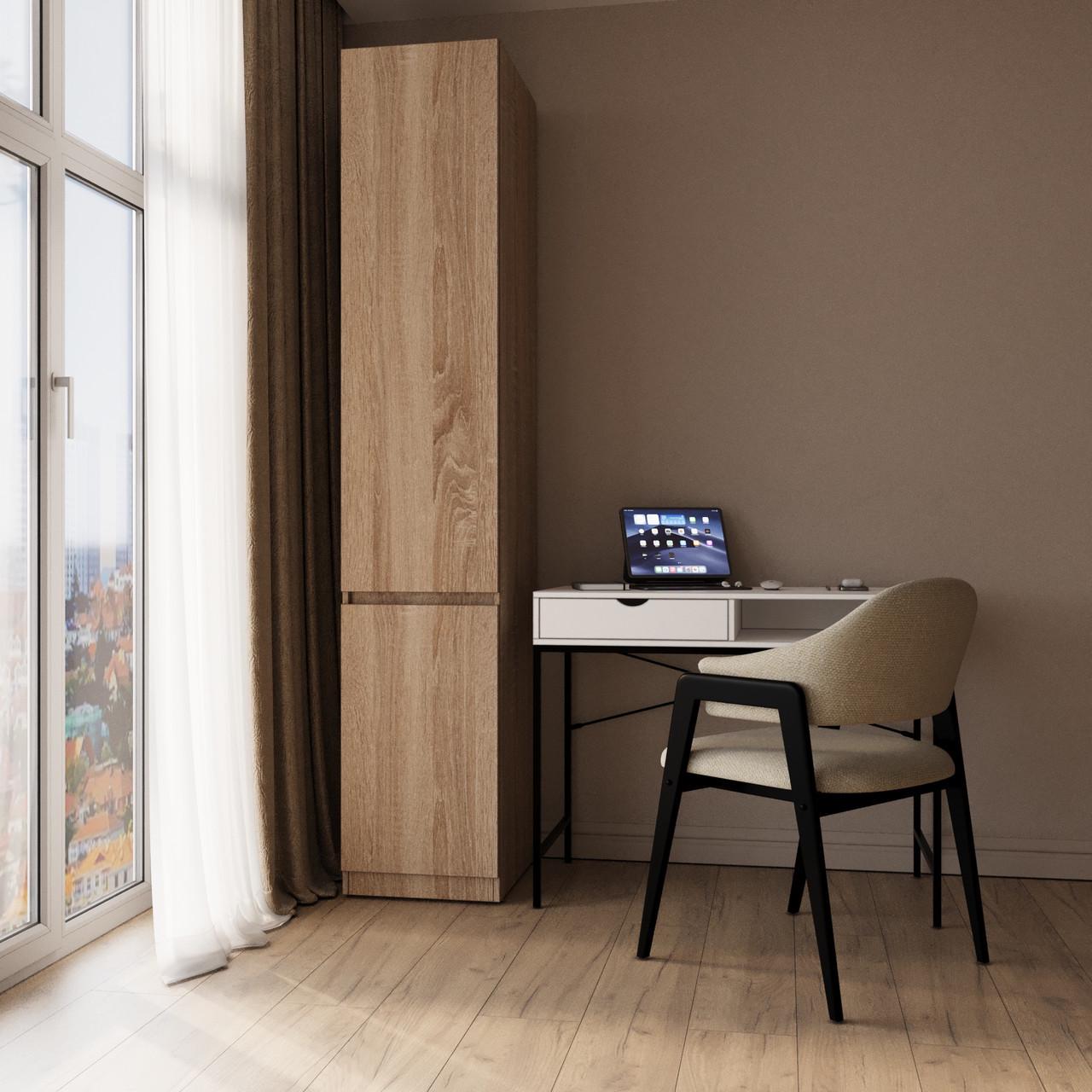 Пенал MEBEX на 2 полки и держателем для одежды 40х50х210 см Дуб Сонома (VL2S400DS) - фото 1 Пенал MEBEX на 2 полки и держателем для одежды 40х50х210 см Дуб Сонома (VL2S400DS) - фото 1