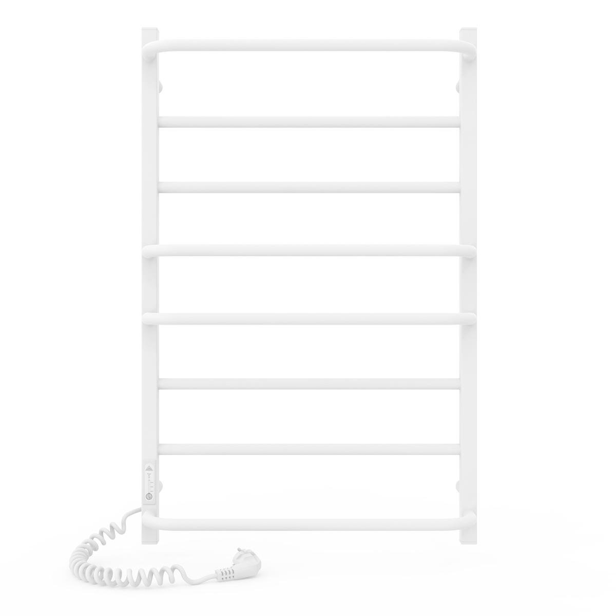 Полотенцесушитель электрический Laris Зебра Комфорт ЧФ8 стальная 500х800 мм с левым подключением Белый (132-127-77700094) - фото 2