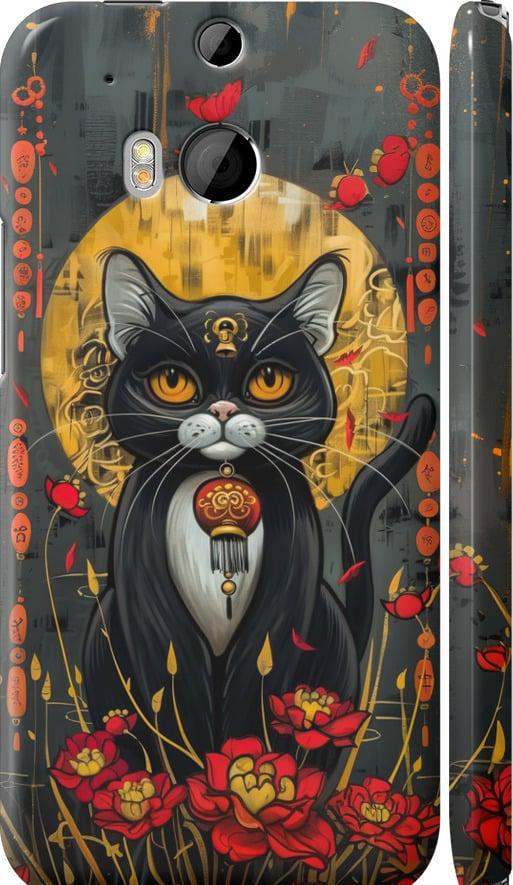 Чехол на HTC One M8 China Cat (6134m-30-42517)