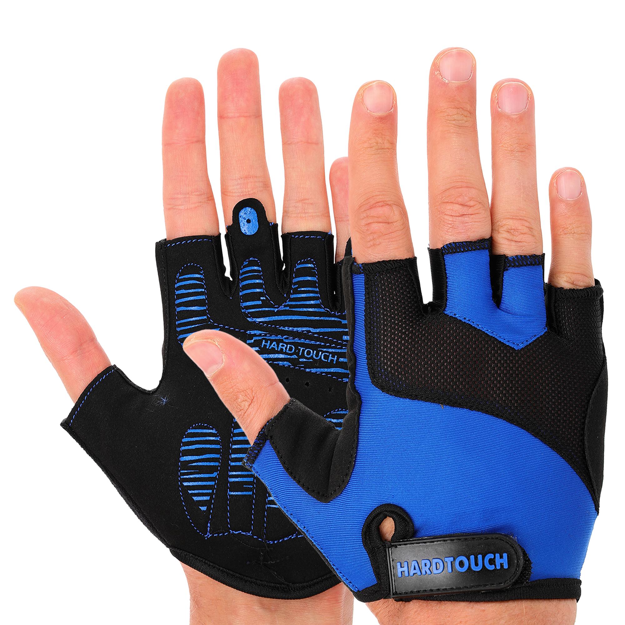 Перчатки для фитнеса и тренировок Hard Touch BC-8082 XL Синий (684161922aa05974766ef83b)