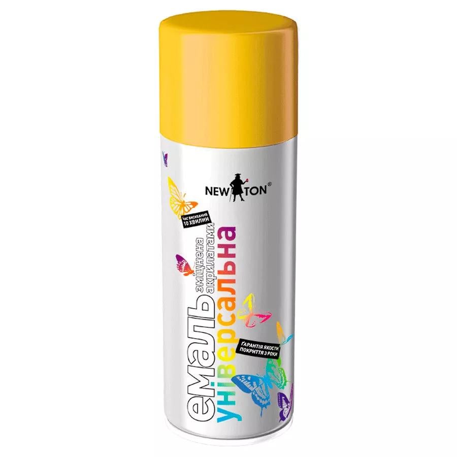 Краска аэрозольная эмаль New Ton 1023 150 мл Желтый (000000205)