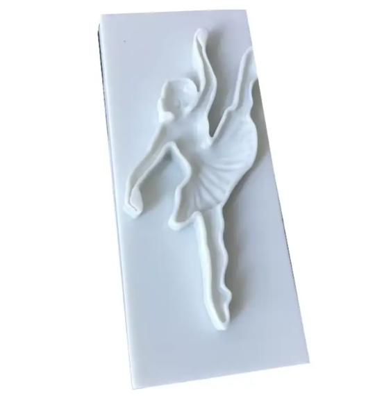 Форма из силикона Балерина 70 мм Серый (40621) Форма из силикона Балерина 70 мм Серый (40621)