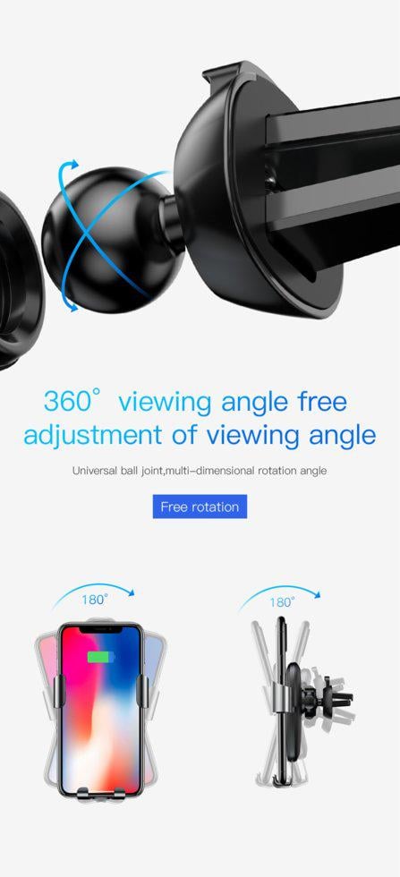 Автомобильное зарядное устройство Baseus WXYL-B0A Metal Wireless Charger Gravity Car Mount Black (WXYL-B0A) - фото 12 Автомобильное зарядное устройство Baseus WXYL-B0A Metal Wireless Charger Gravity Car Mount Black (WXYL-B0A) - фото 12