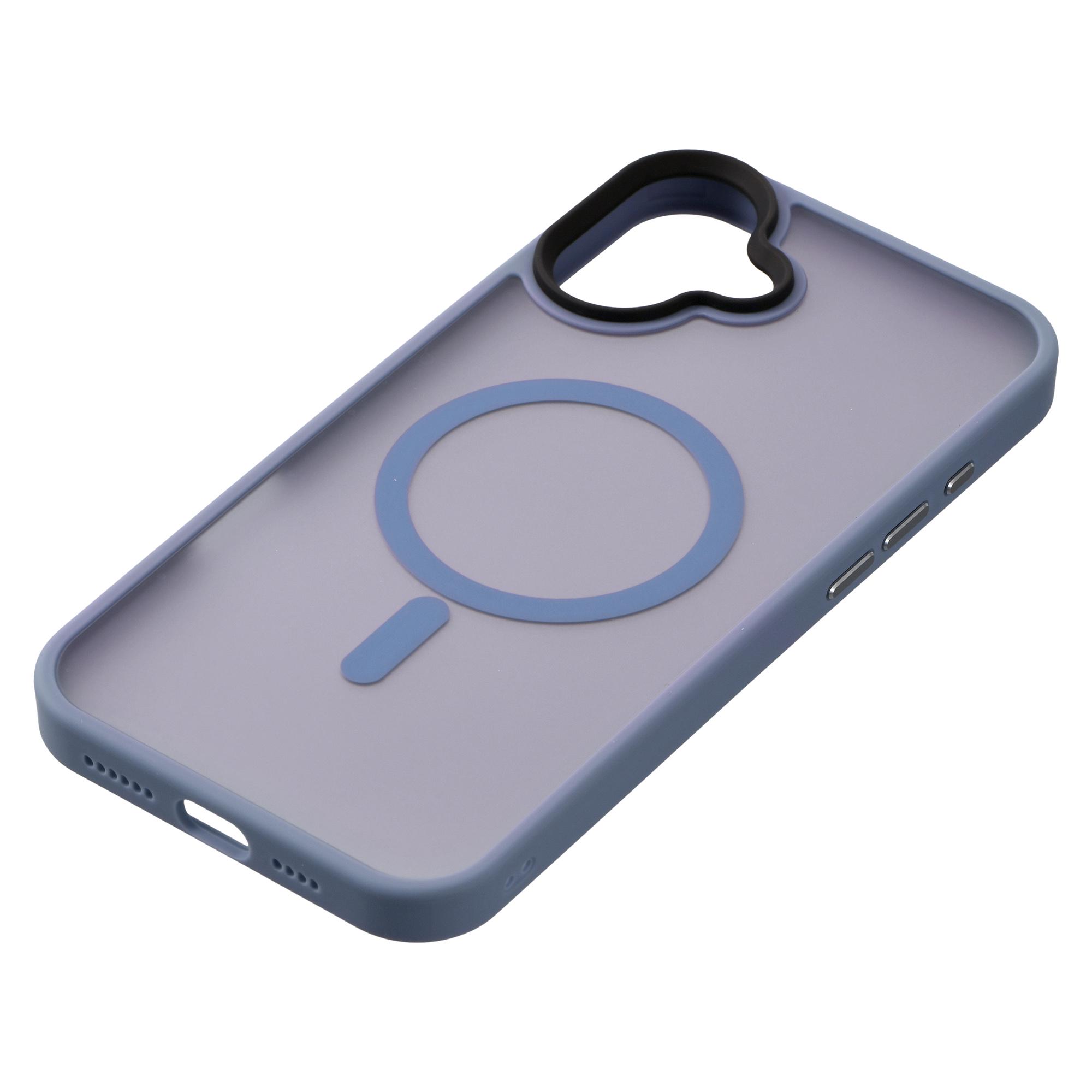Чохол для телефону 2E Basic для iPhone 16 Plus Soft Touch MagSafe Cover Світло-синій (2E-IPH-16PL-OCLS-LB) - фото 3
