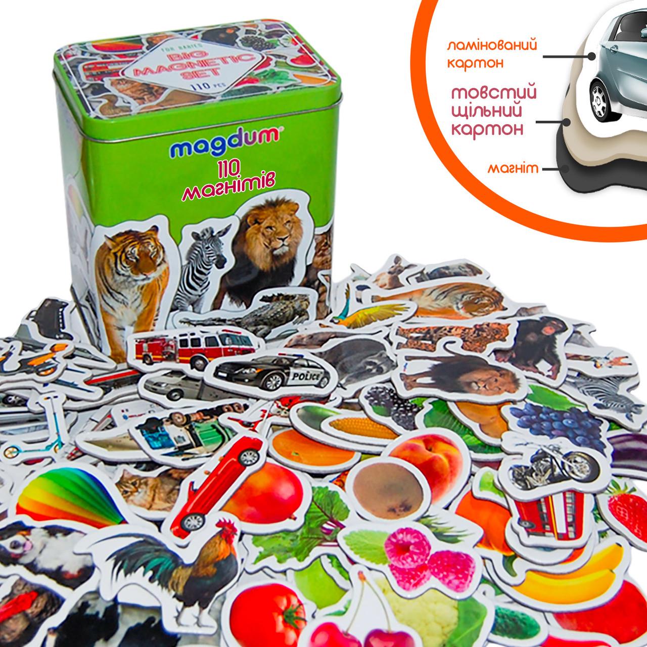 Подарунковий набір магнітів Magdum 110 шт. (ML4031-63 EN) - фото 3
