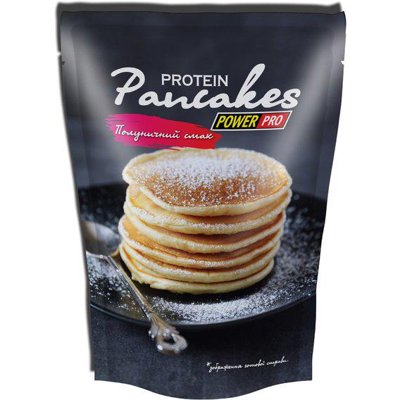 Заменитель питания Power Pro Protein Pancakes 600 г 12 порций Клубника