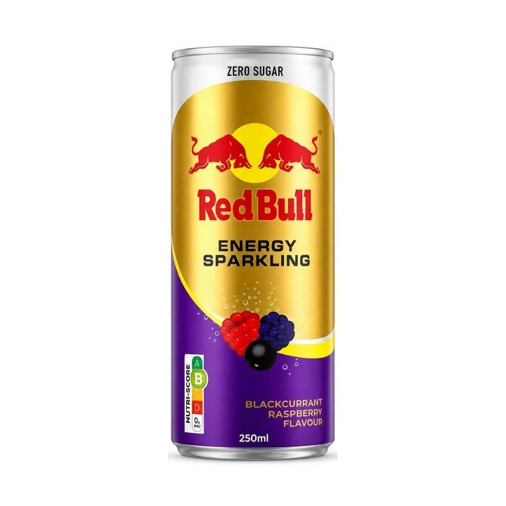 Энергетический напиток Red Bull Zero Sugar Blackcurrant Raspberry 250 мл (3070959856)