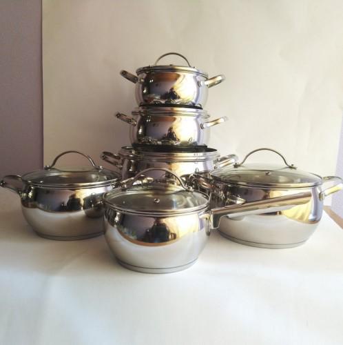 Набор кастрюль Maestro Jambo Apple 12 пр. (3501м) - фото 2 Набор кастрюль Maestro Jambo Apple 12 пр. (3501м) - фото 2