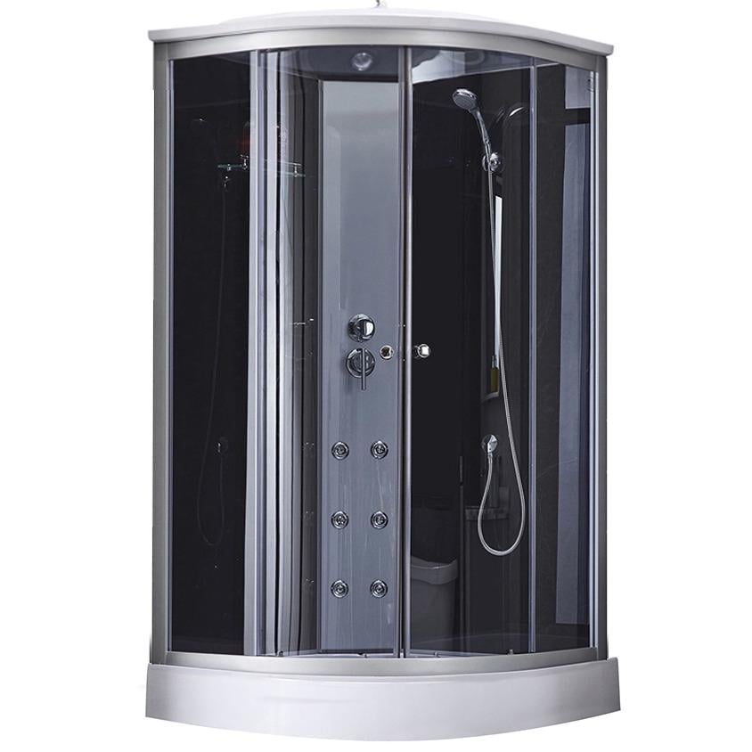 Гідромасажний бокс Lidz LTSBM9090SATLOWGR 90x90x213 см Сатин (226764)