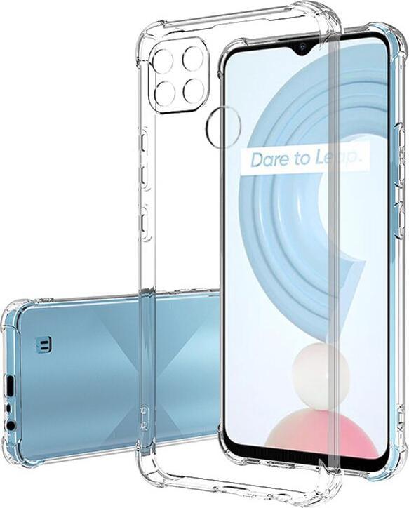 Прозрачный чехол UltraAir MultiCam Realme C21 (усиленный углами) (30253)