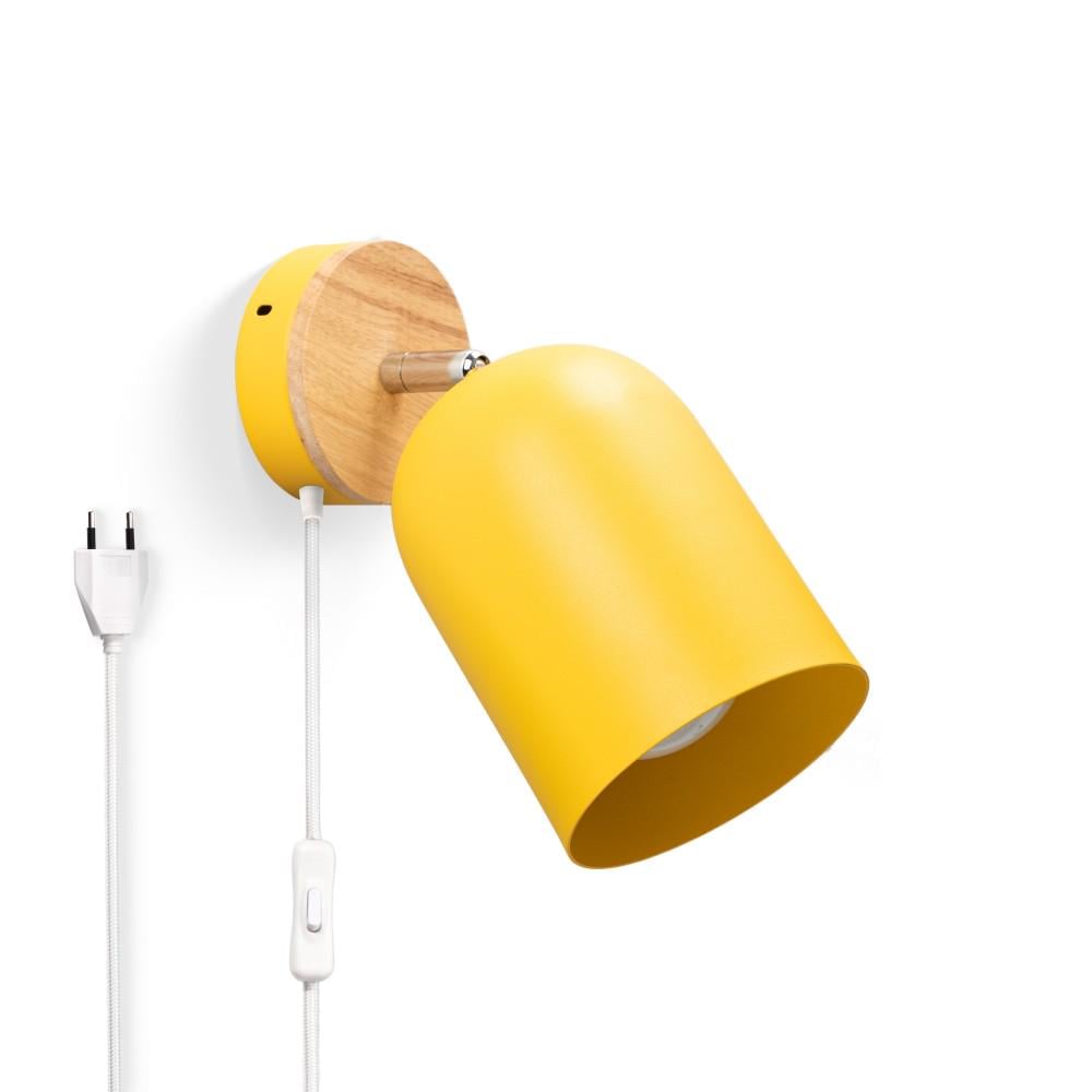 Настенный светильник Fluo Scandi Collection Yellow (WL-SC0002/YLW) - фото 1 Настенный светильник Fluo Scandi Collection Yellow (WL-SC0002/YLW) - фото 1