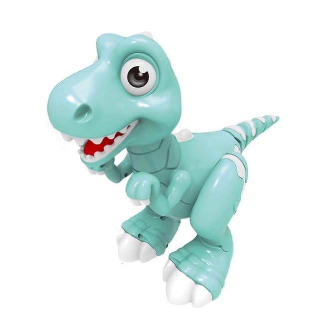 Радіокерована іграшка SUNROZ RC Dinosaur інтерактивний іграшковий динозавр Блакитний (SUN0890)