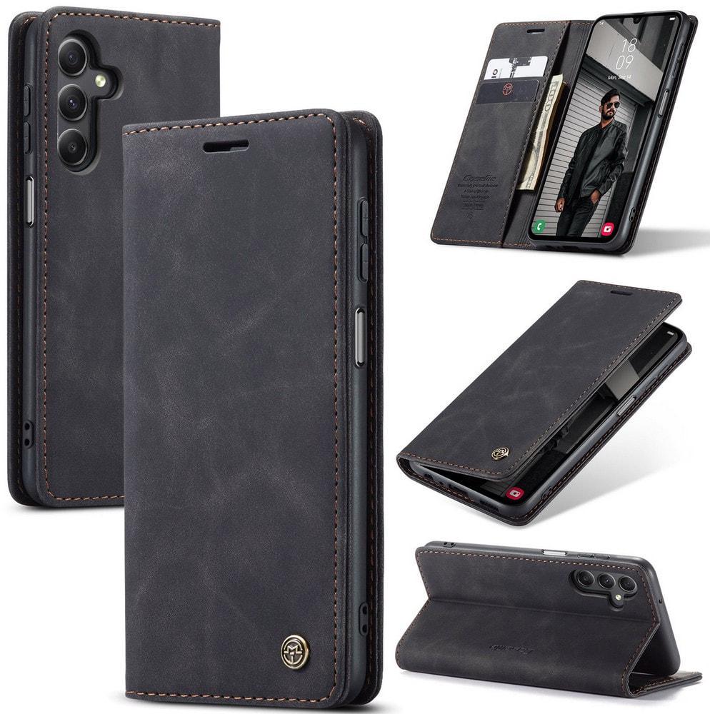 Чехол книжка с магнитом Samsung Galaxy A15 A155 CaseMe Black (35391-2B)