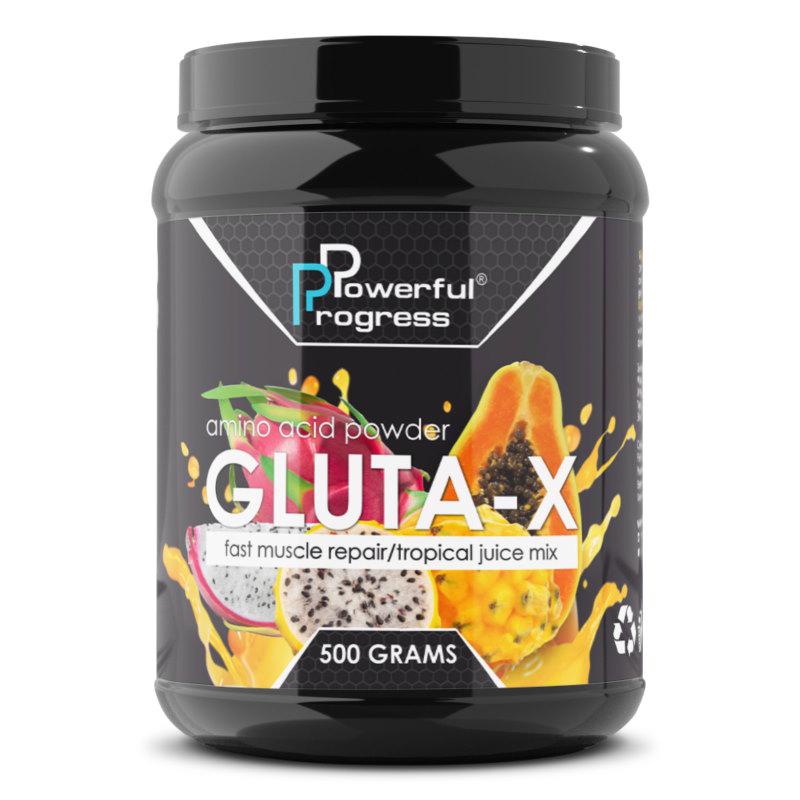 Аминокислота Powerful Progress Gluta-X 500 г Фруктовый пунш (3217V11730) Аминокислота Powerful Progress Gluta-X 500 г Фруктовый пунш (3217V11730)