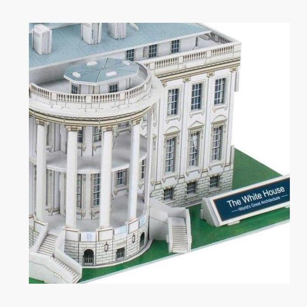 Трехмерная головоломка-конструктор CubicFun C060h Белый дом - фото 4 Трехмерная головоломка-конструктор CubicFun C060h Белый дом - фото 4