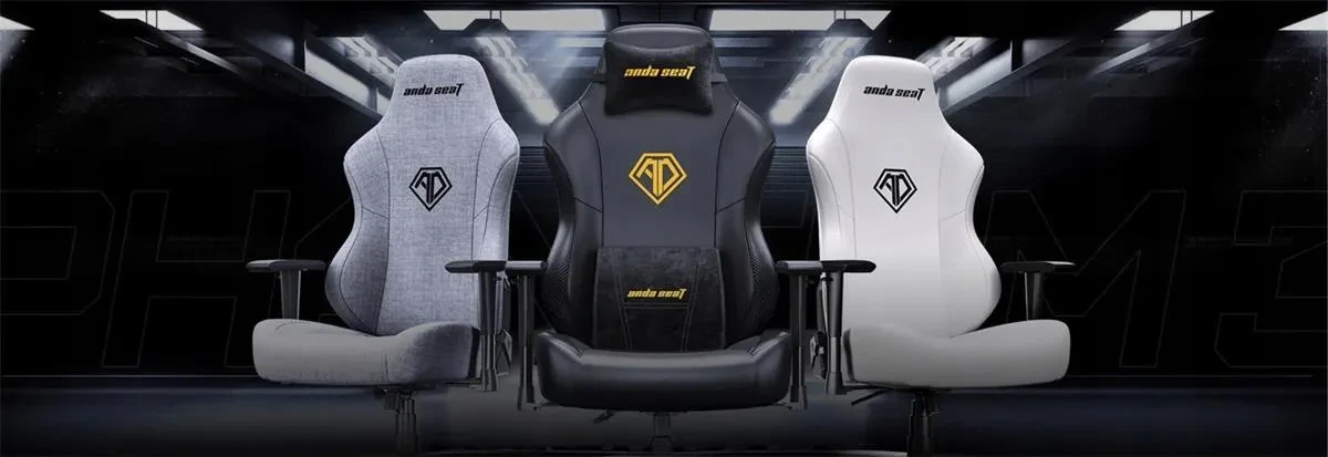 Компьютерное кресло геймерское Anda Seat Phantom 3 L Gray (169494942) - фото 7