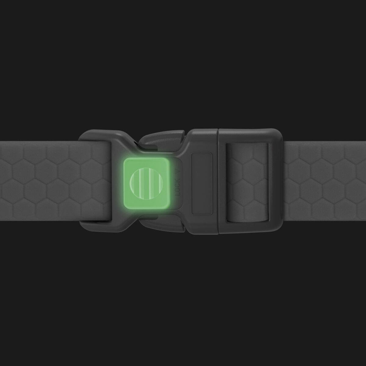 Ошейник для собак водостойкий Waudog Waterproof с QR паспортом/пластиковым фастексом XXL 40 мм х 46-70 см Голубой (25112 Col)