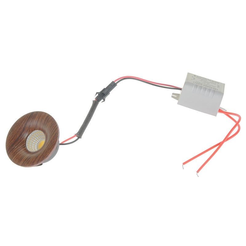 Світильник меблевий точковий LED-199/3W NW RED Wood