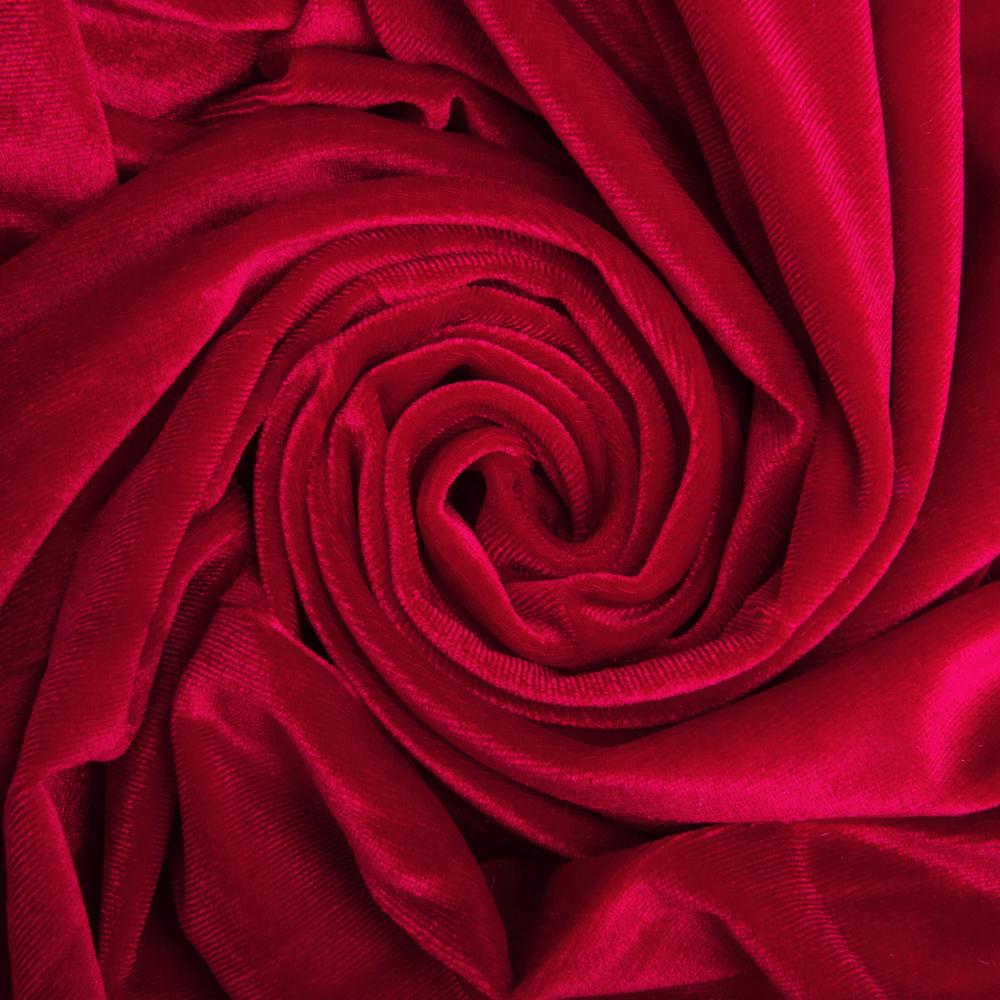 Тканина велюр V-7 284 гр/м2 140 см Червоний (25894) Тканина велюр V-7 284 гр/м2 140 см Червоний (25894)