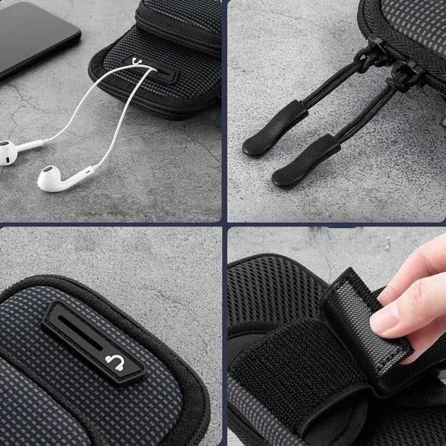 Сумка для смартфона на руку Черный (056742) - фото 7