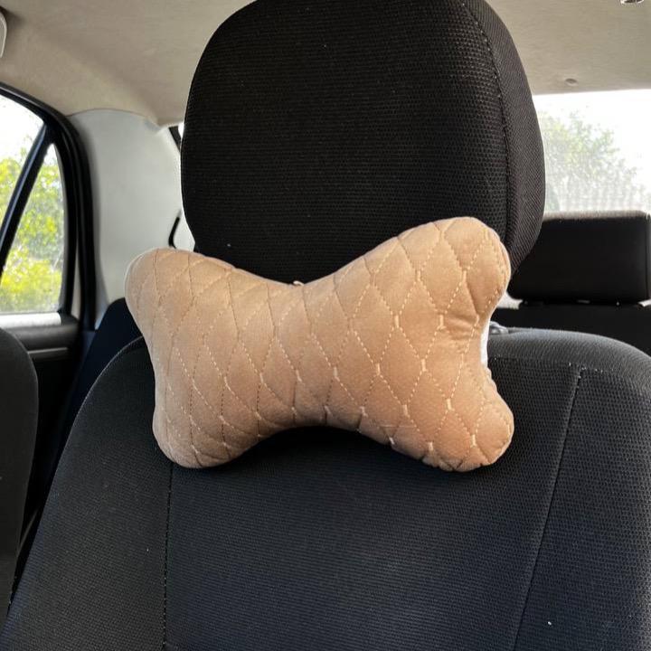 Подушка в машину 27x16x8 см Темно-бежевый (24167300) Подушка в машину 27x16x8 см Темно-бежевый (24167300)