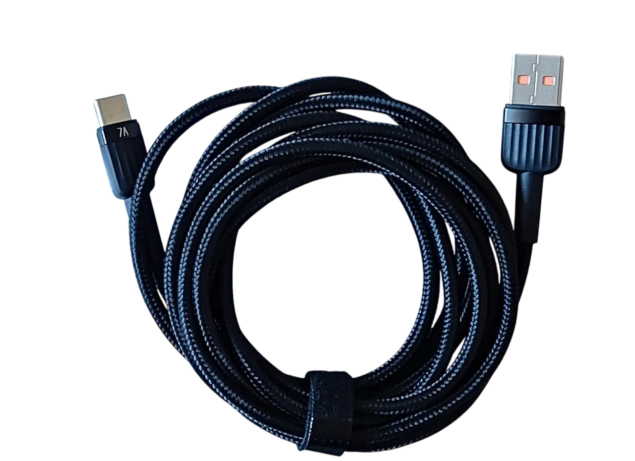 Кабель Toocki 286 TXCT-LYA01 USB/Type-C 7А 2 м Black (25043144) Кабель Toocki 286 TXCT-LYA01 USB/Type-C 7А 2 м Black (25043144)
