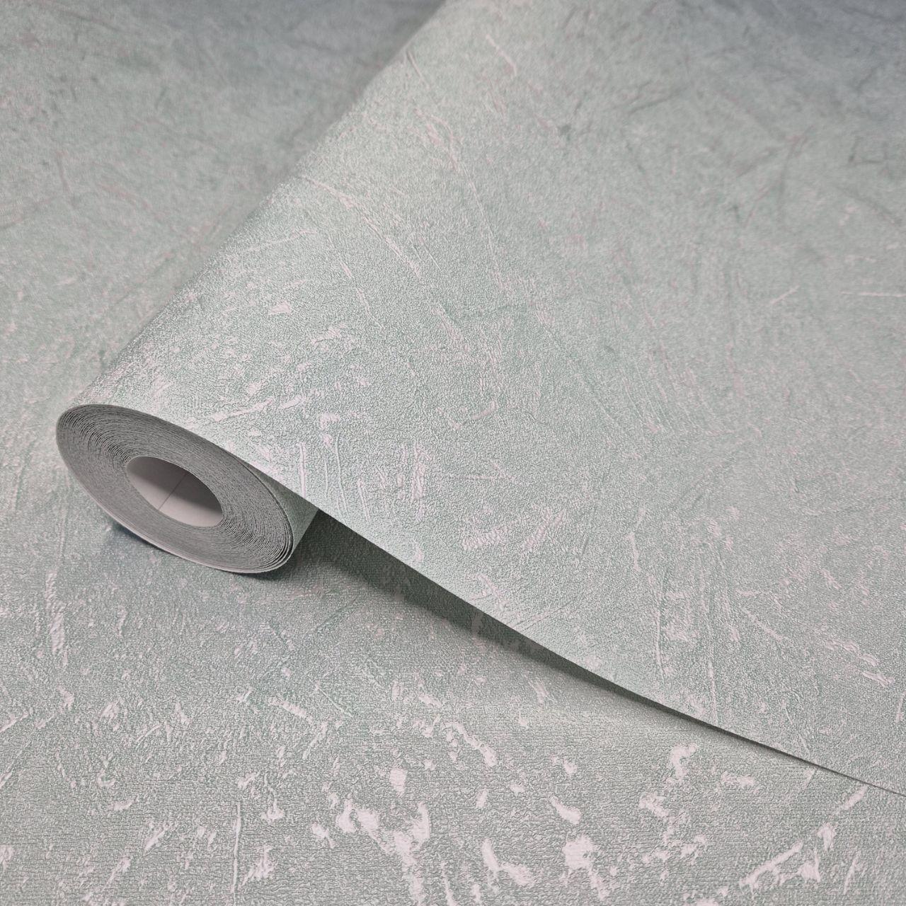 Обои виниловые Marburg по штукатурку 10,05x1,06 м Мятный (1032867)