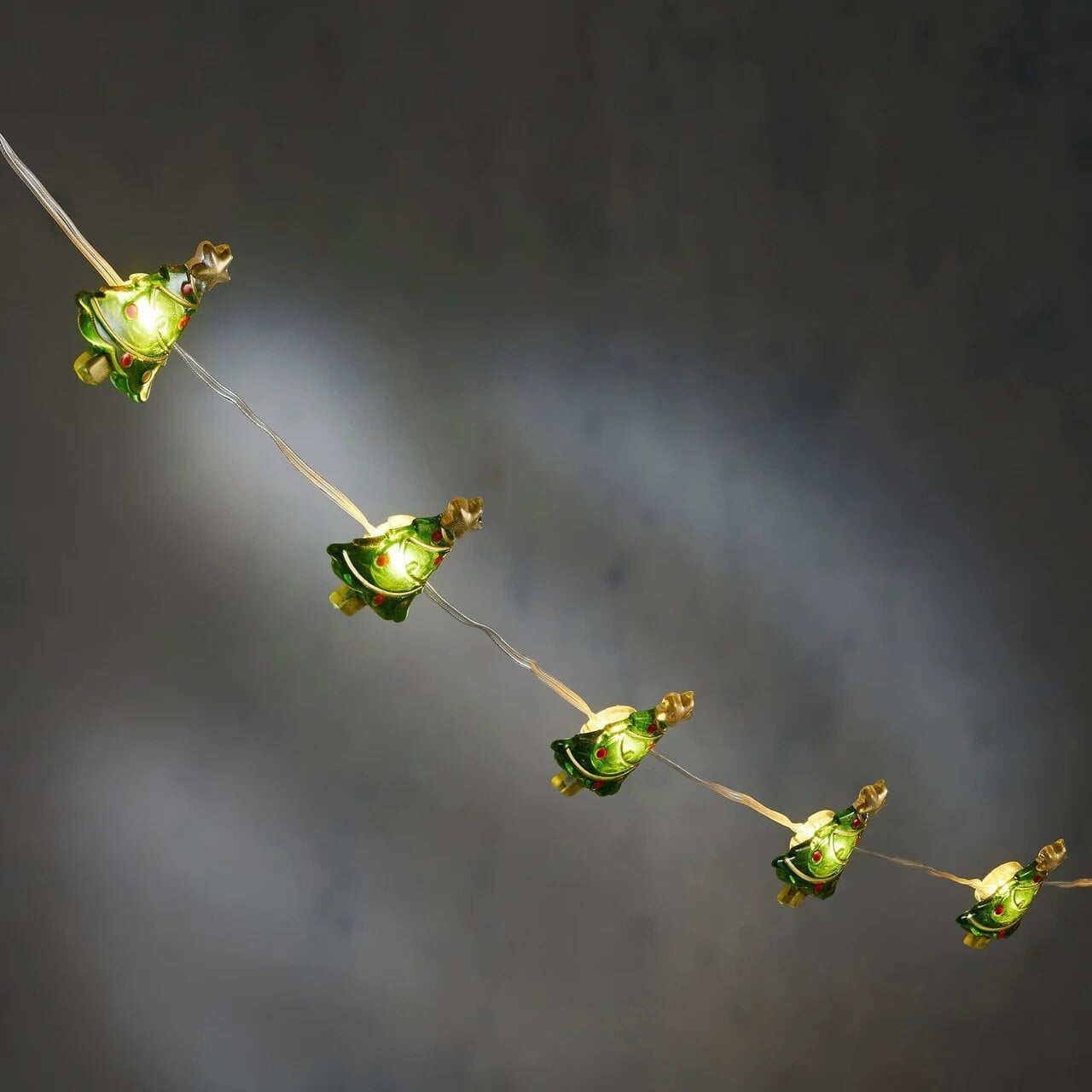 Гирлянда-струна Luca Lighting Елки 10 шт. LED 1,3 м теплый белый (8720967822867)