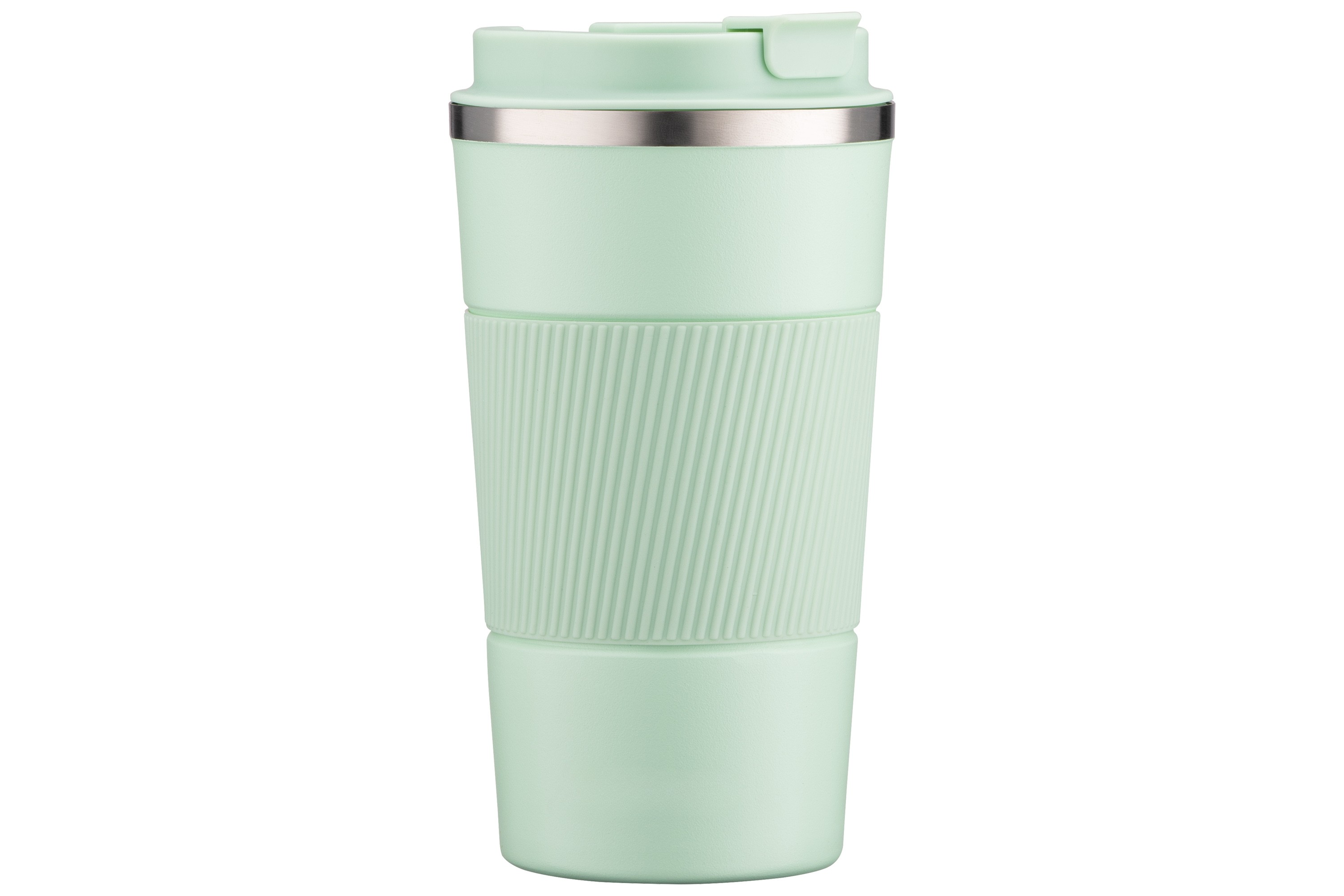 Термокружка для горячих и холодных напитков в машину из нержавеющей стали крышка-защелка 500 мл 17x8,9 см Зеленый (AR2650GT1)