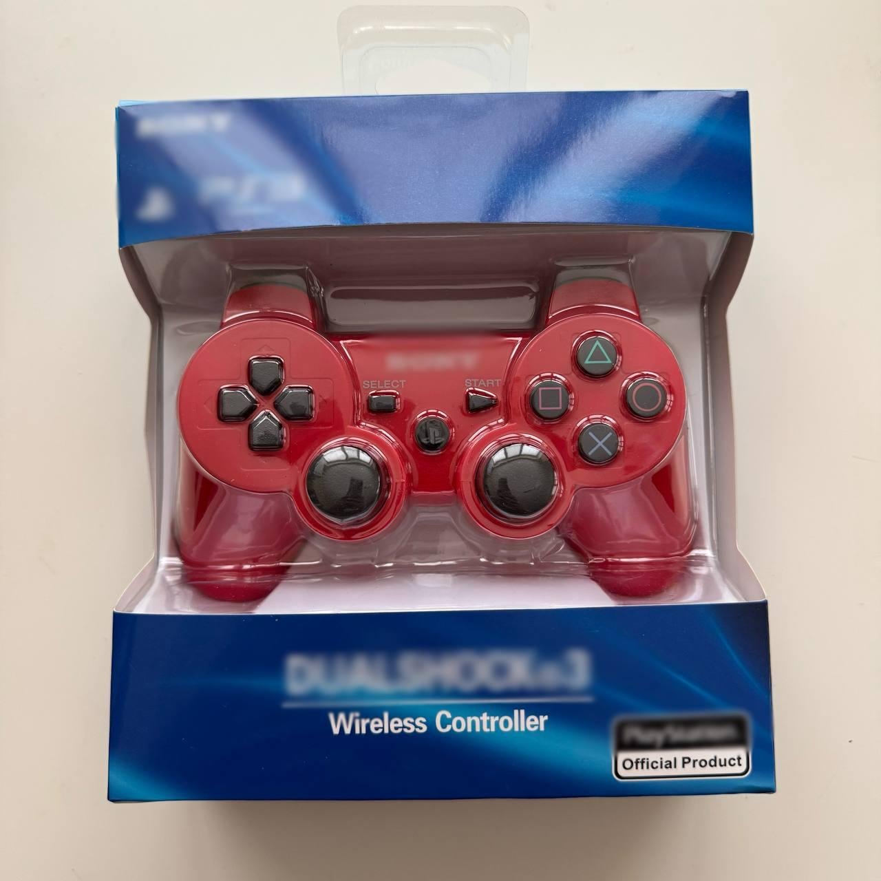 Джойстик беспроводной для PlayStation 3 с вибрацией Красный (2865574454)