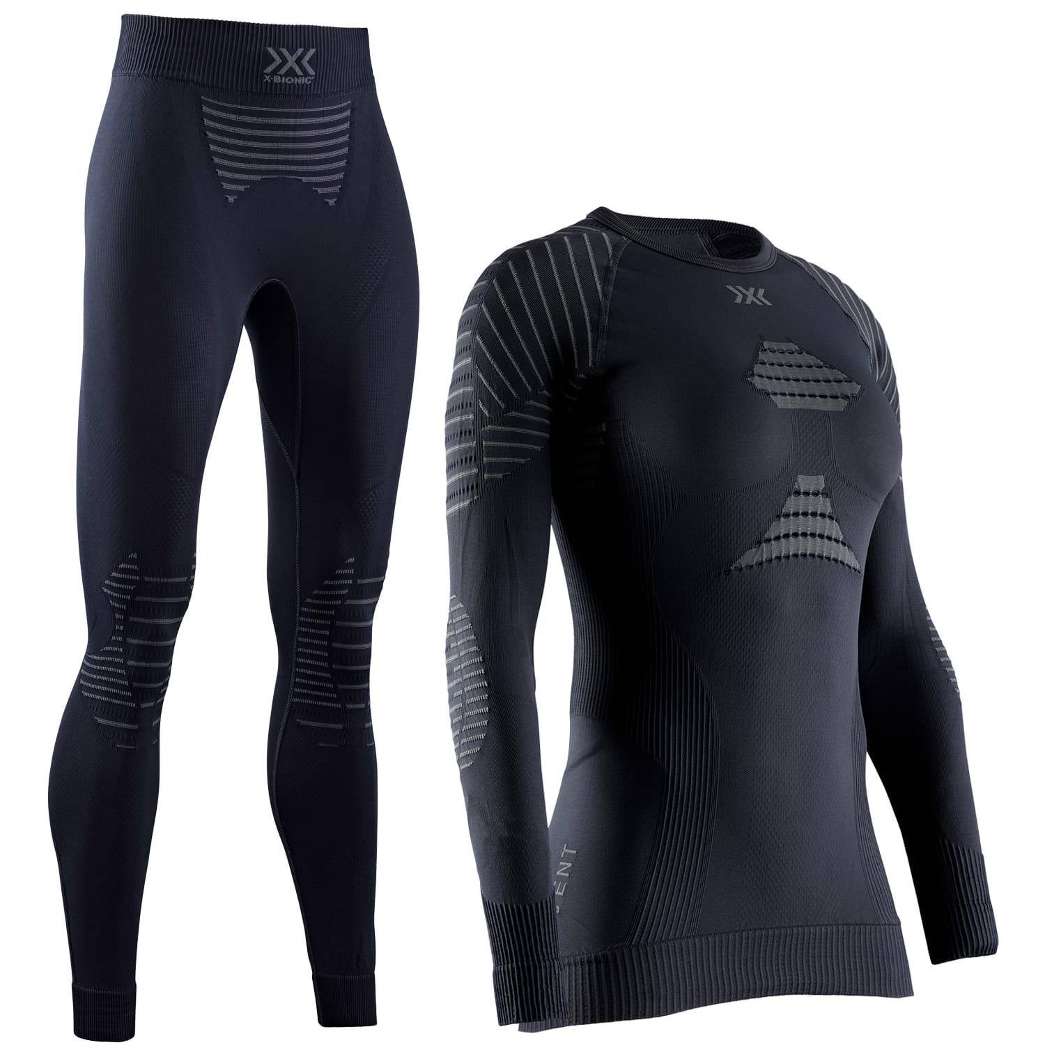 Комплект термобелья женский X-Bionic Invent 4.0 B036 XS Black/Charcoal