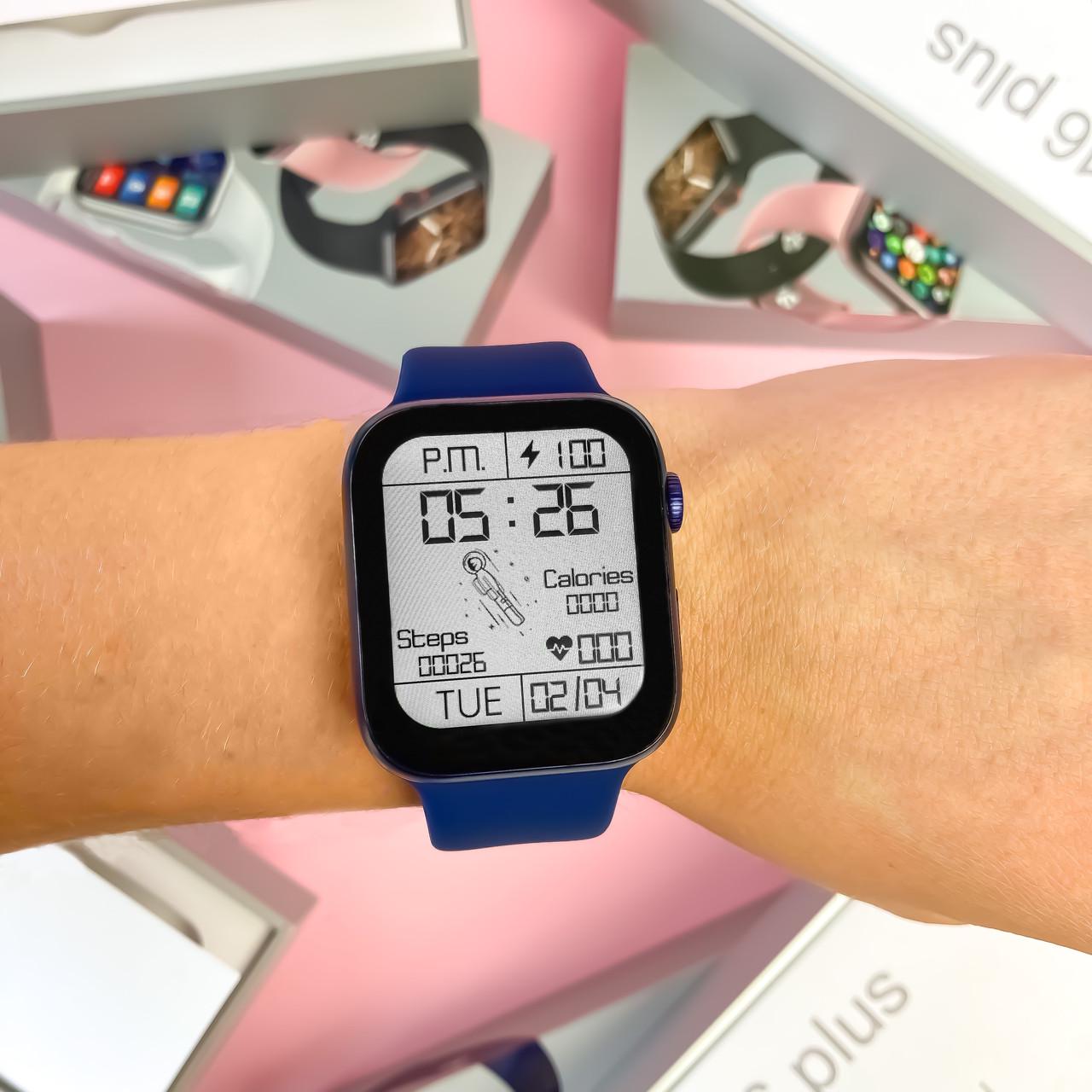ᐉ Смарт-годинник Smart watch 6 series М16 PLUS Blue • Краща ціна в ...