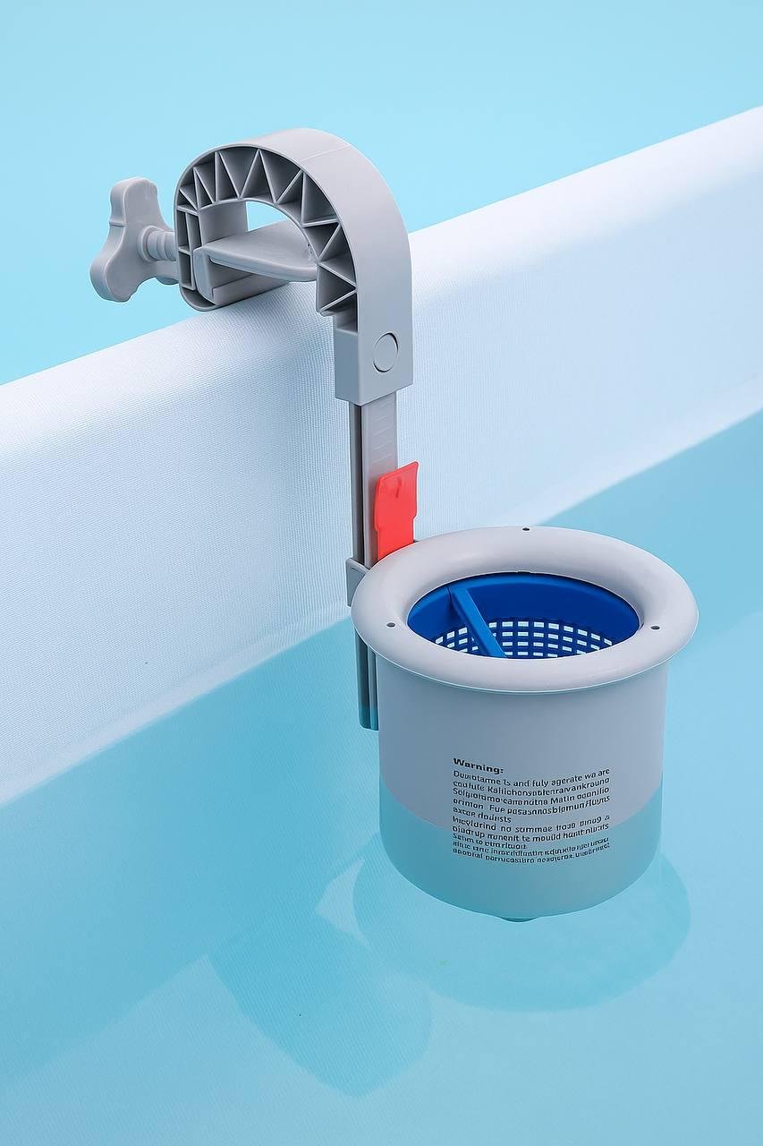 Скиммер поверхностный Avenli для каркасного бассейна маленький Серый (132-9-290727) - фото 3