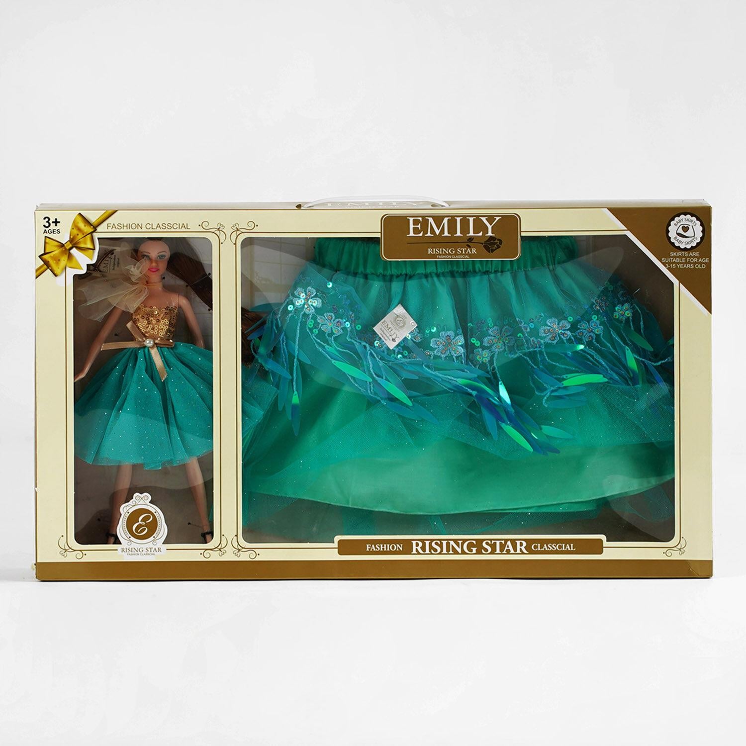 Кукла QJ 069 C/12 с юбочкой для девочки 30 см (25590604)