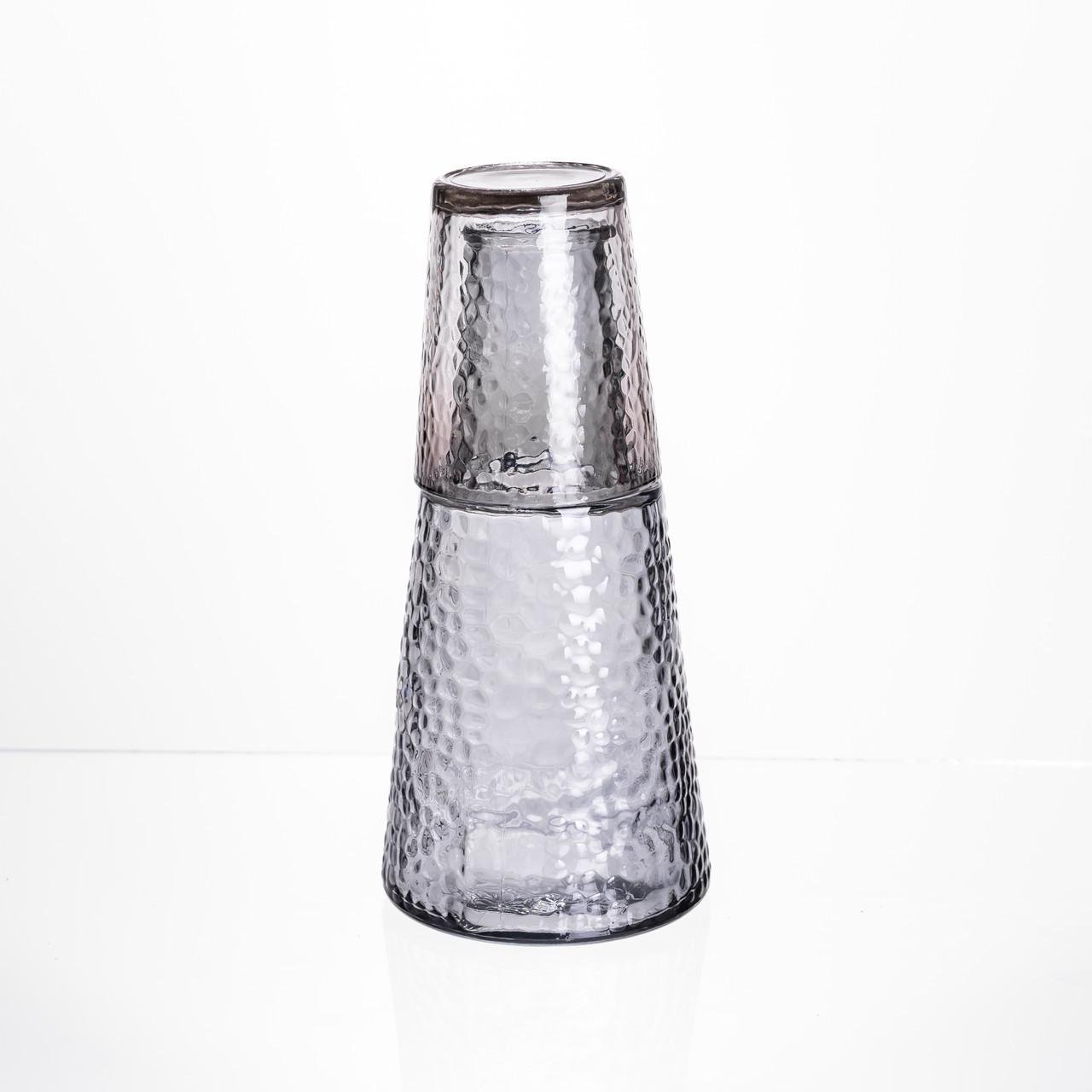 Кувшин 800 мл за стаканом 1 шт. по 250 мл Прозрачный (HP-19-TH-1) - фото 2 Кувшин 800 мл за стаканом 1 шт. по 250 мл Прозрачный (HP-19-TH-1) - фото 2