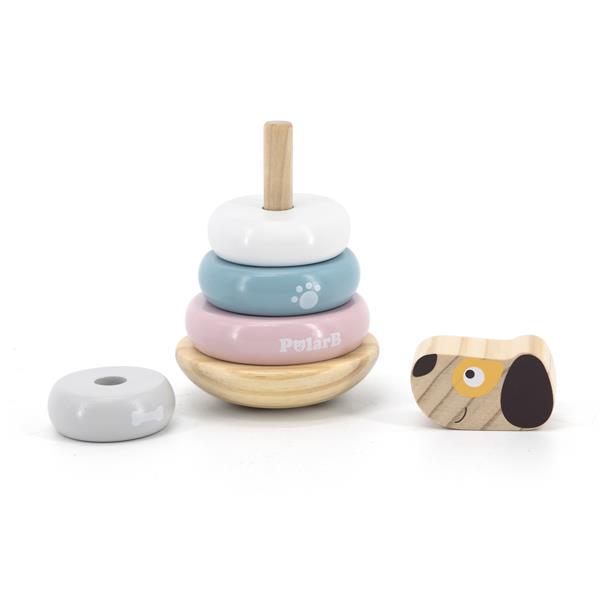 Деревянная пирамидка Viga Toys PolarB Собачка (44042) - фото 2 Деревянная пирамидка Viga Toys PolarB Собачка (44042) - фото 2