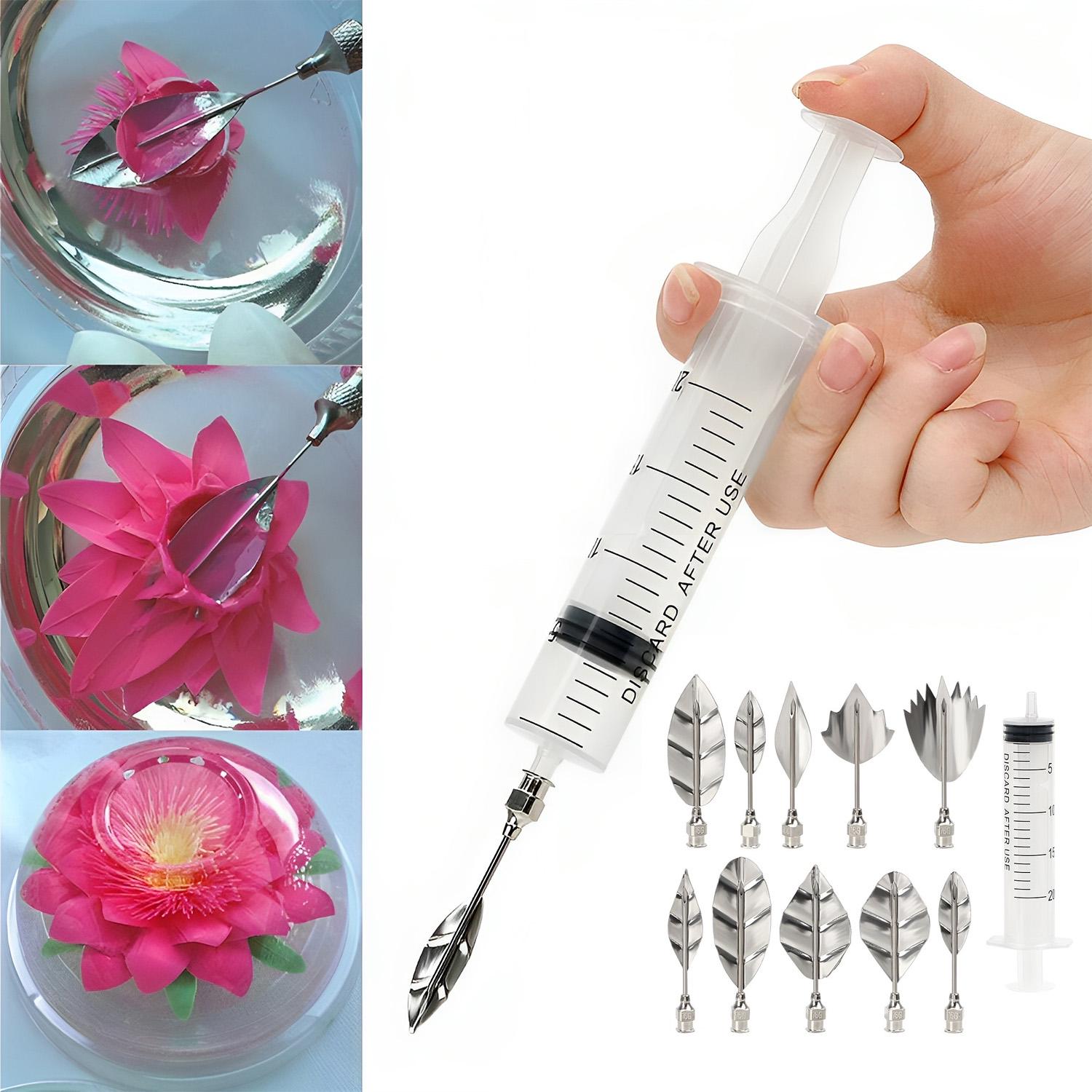 Шприц кондитерский Kitchen Master 20 мл 10 насадок (1947199561) - фото 10 Шприц кондитерский Kitchen Master 20 мл 10 насадок (1947199561) - фото 10