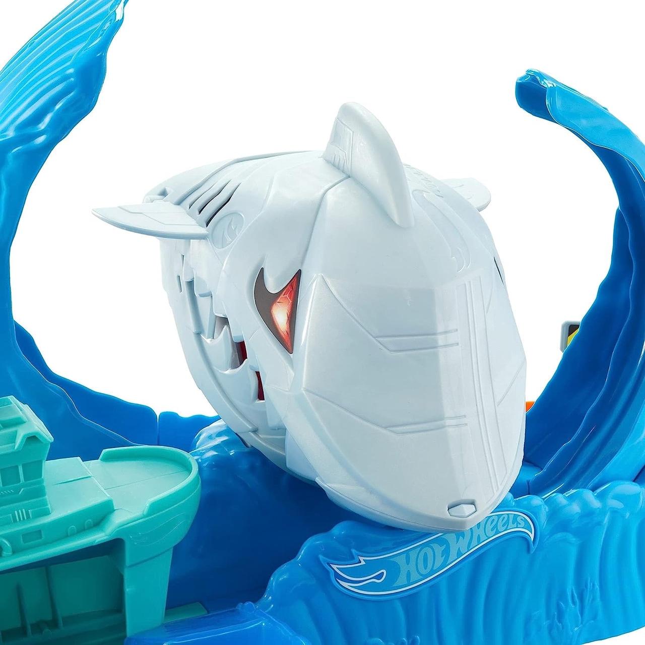 Трек Hot Wheels Color Shifters Robo Shark Frenzy GJL12 - фото 4